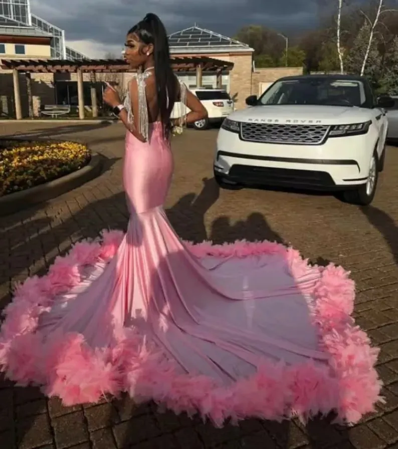 slim fit dress slacks Nude Sparkly Rhinestone Sweetheart Neck Slit Prom Dress main image 1