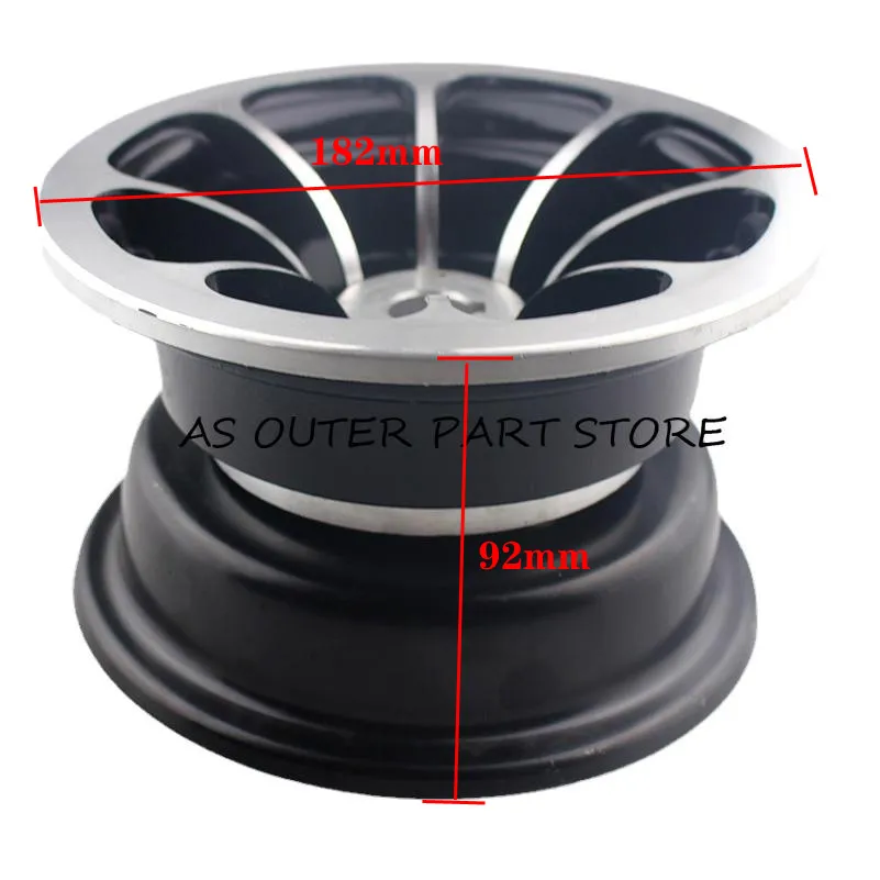 Aluminum Alloy 6 Inch Wheel Hub 19mm Keyway For 4.10/3.50 6 ATV, Kart ...