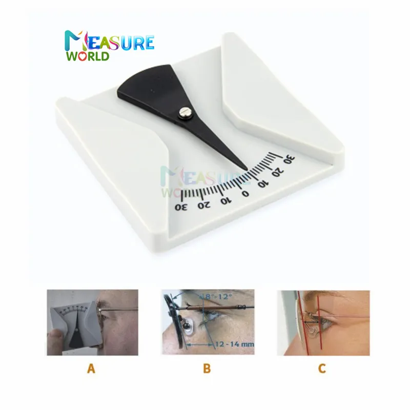 Eyeglass Tool Kit Professional Measuring Instrument: Eye Angle Ruler ...