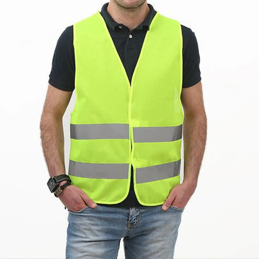 2024High-Vis Reflective Safety Vest | Fluorescent Green Waistcoat ...