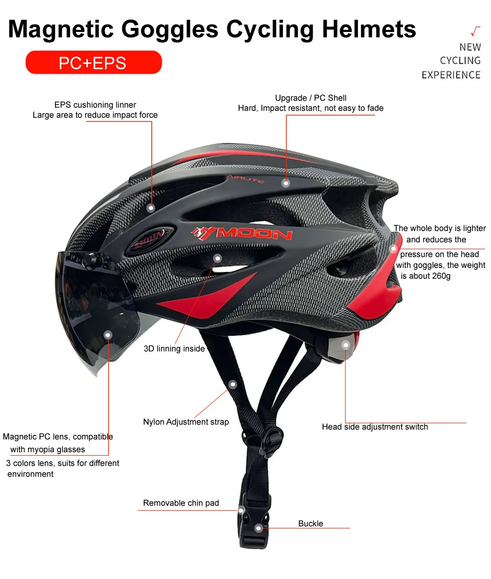 Moon cycling helmet sale