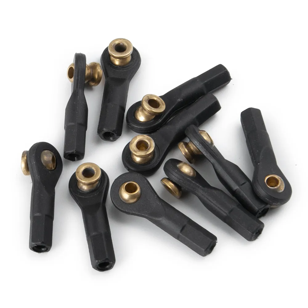 QUE-T 10pcs M3 Plastic Ball Head Link Rod Ends Joint Linkage for 1/10