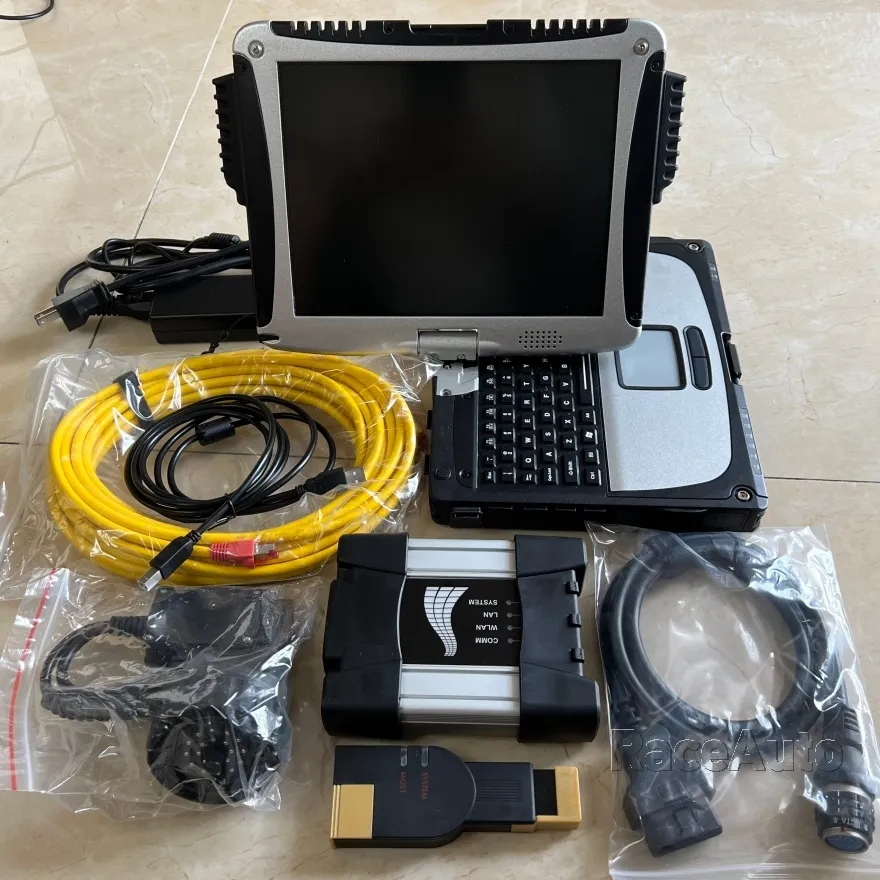 2024.03 For bmw icom next obd full cables with laptop cf-19 newest software expert mode 720gb ssd ready to use 64 bit windows 10