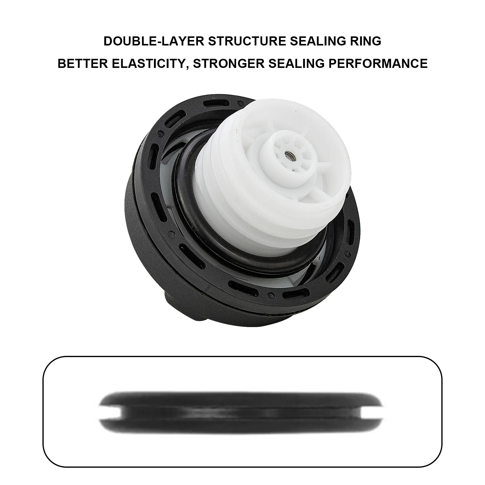 140-Piece Silicone Rubber Hole Plug Set – 7 Sizes (4mm-8.5mm) – Black High-Temp T-Type Plugs For Round Holes – Waterproof Sealing Stopper