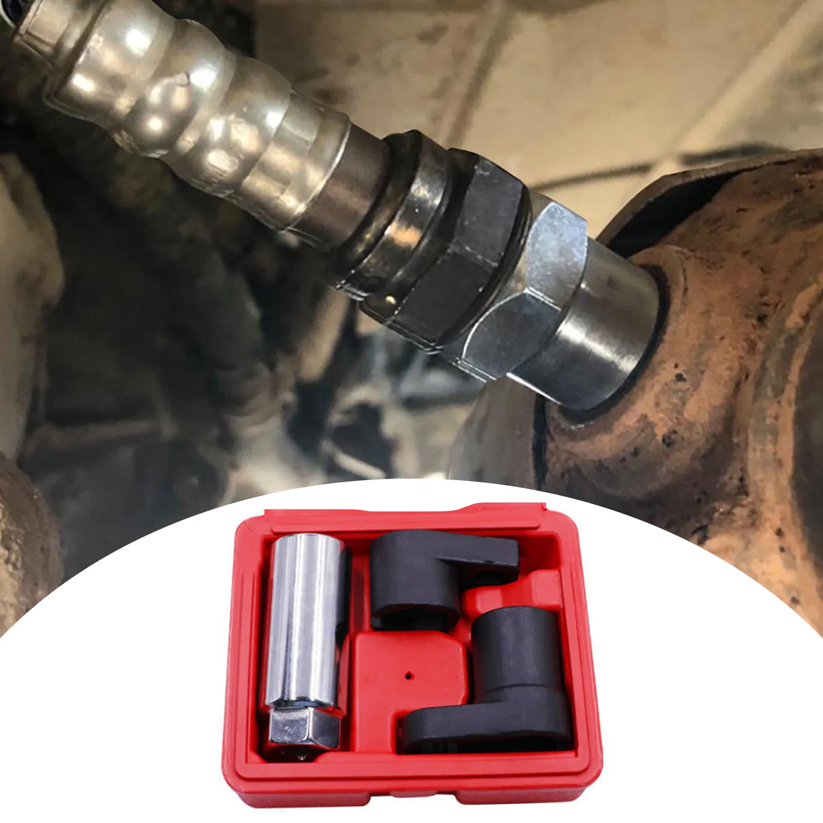 Threader For O2 Sensor 22mm Oxygen Sensor Socket Set: Rust-Resistant Steel Puller and Thread ...
