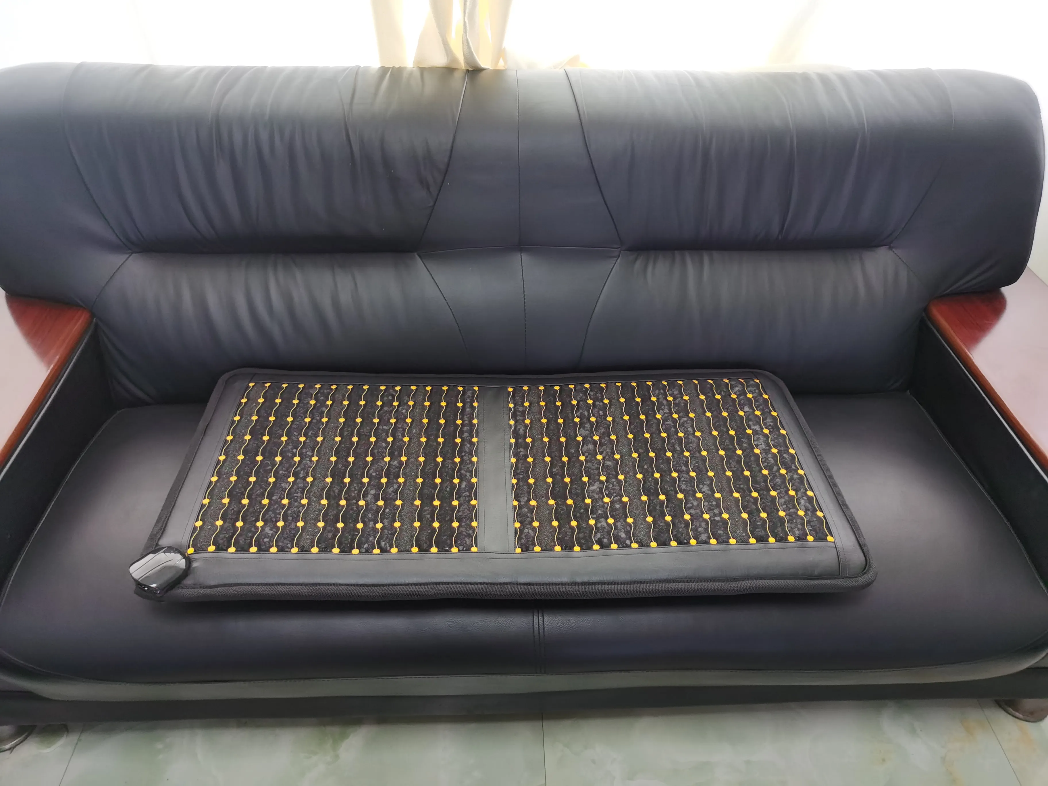 2024 PEMF Massage Mat Amethyst Crystal Infrared Heating Pad for Full-Body  Pain Relief and Relaxation - Technical View