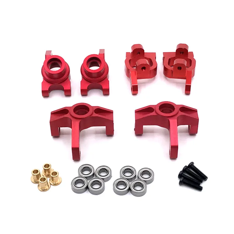 144001 Boîte de vitesses en métal, boîtier différentiel, boîtier de vitesses pour Wltoys 144001 144002 144010 124016 124019 Mise à niveau des pièces  26