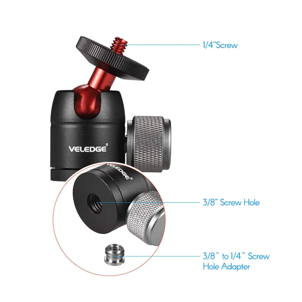 Dslr Camera TriPod Ball Head S30b Aluminum Alloy 360 Degree - View #2