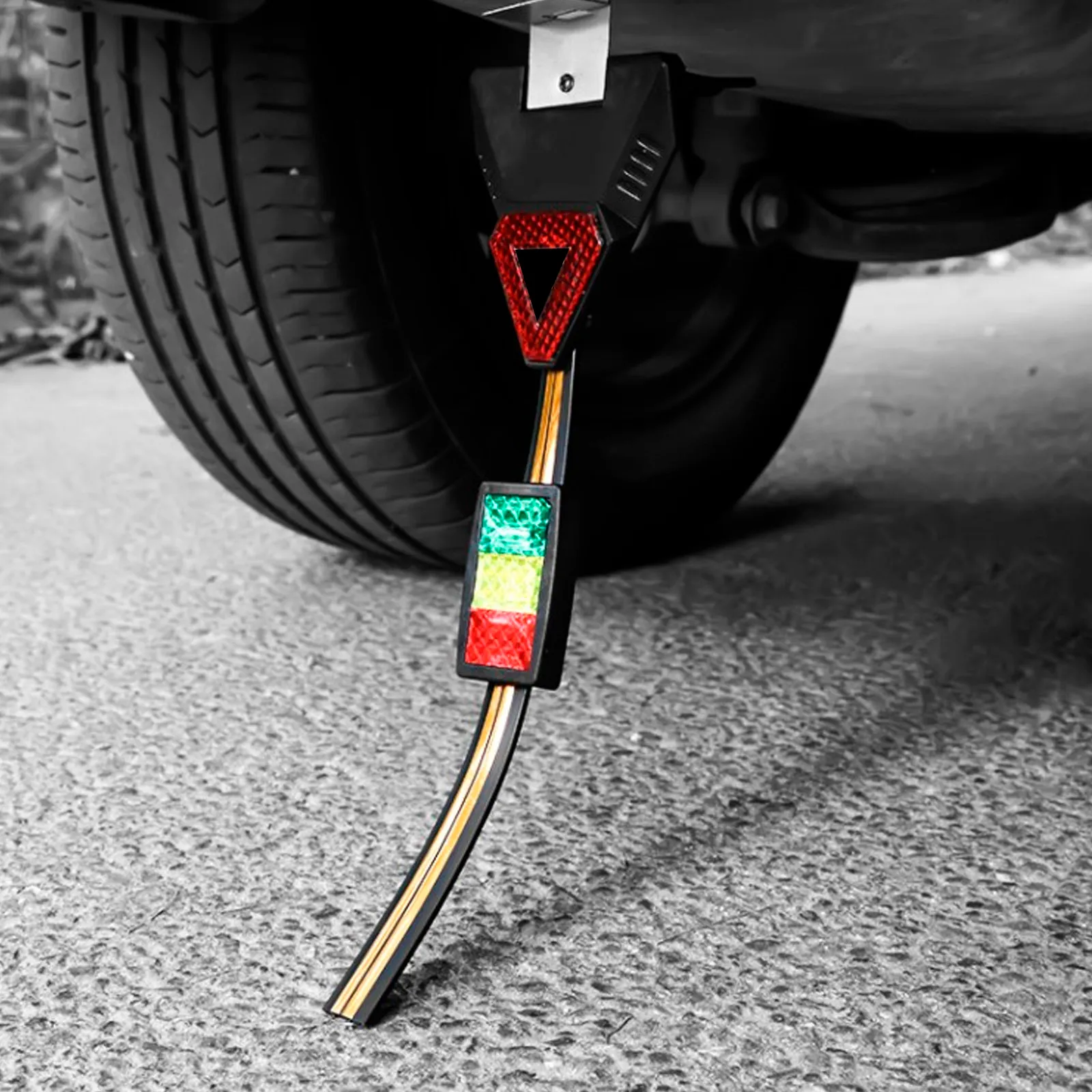 Car Grounding Earth Belt Anti-static Strap Auto Electrostatic Rubber Strap Ground Wire With Reflective Sign High Quality - Anti-static Supplies