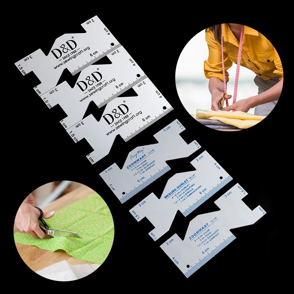 Precision Quilting & Sewing Ruler - Metal Grid Ruler for Patchwork ...