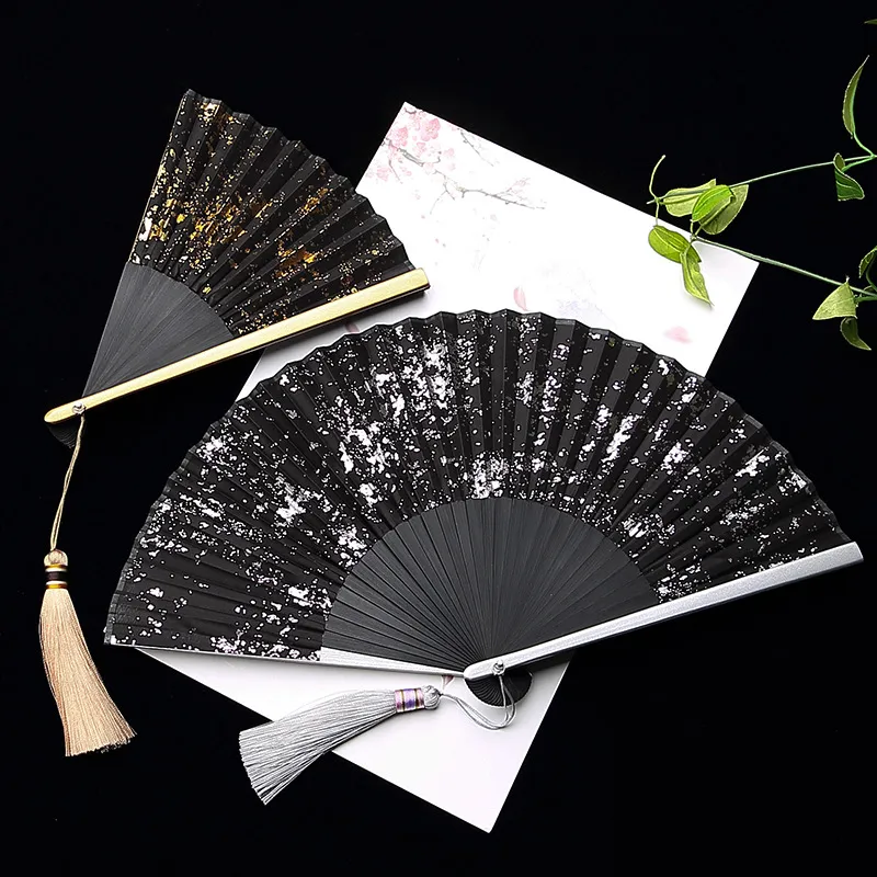 thumbnail interactive-video image 1 of JOHOUSE Decorative Round Hand Fan Foldable, 12 1 of 11