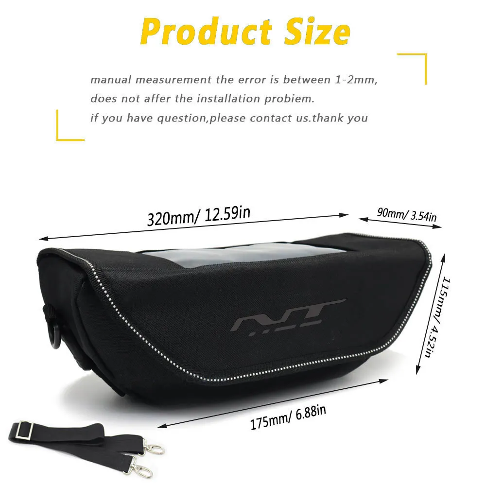 DHgate.com:2024 Motorcycle Handlebar Storage Bag