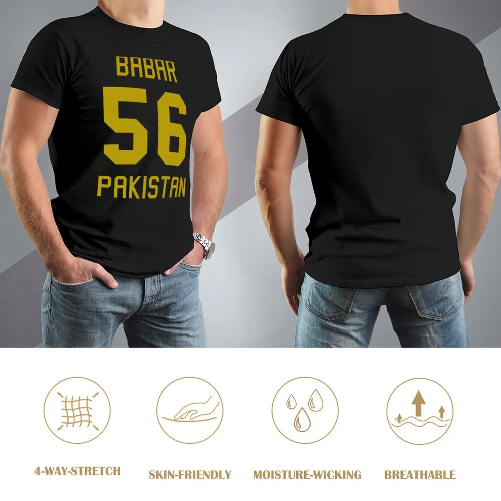 Save Big on Bulk Pakistan Cricket Shirt Babar Azam 56 Pakistan Cricket  Jersey T Shirt Tees Plus Size T Shirts Men Clothing Best Deals on DHgate