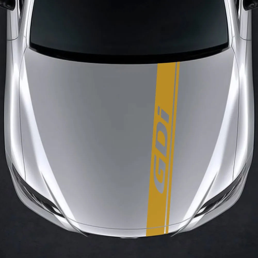 Bonnet Graphics Car Hood Wrap Decal: Vehicle Engine Bonnet Decorative Vinyl Film Cover ...
