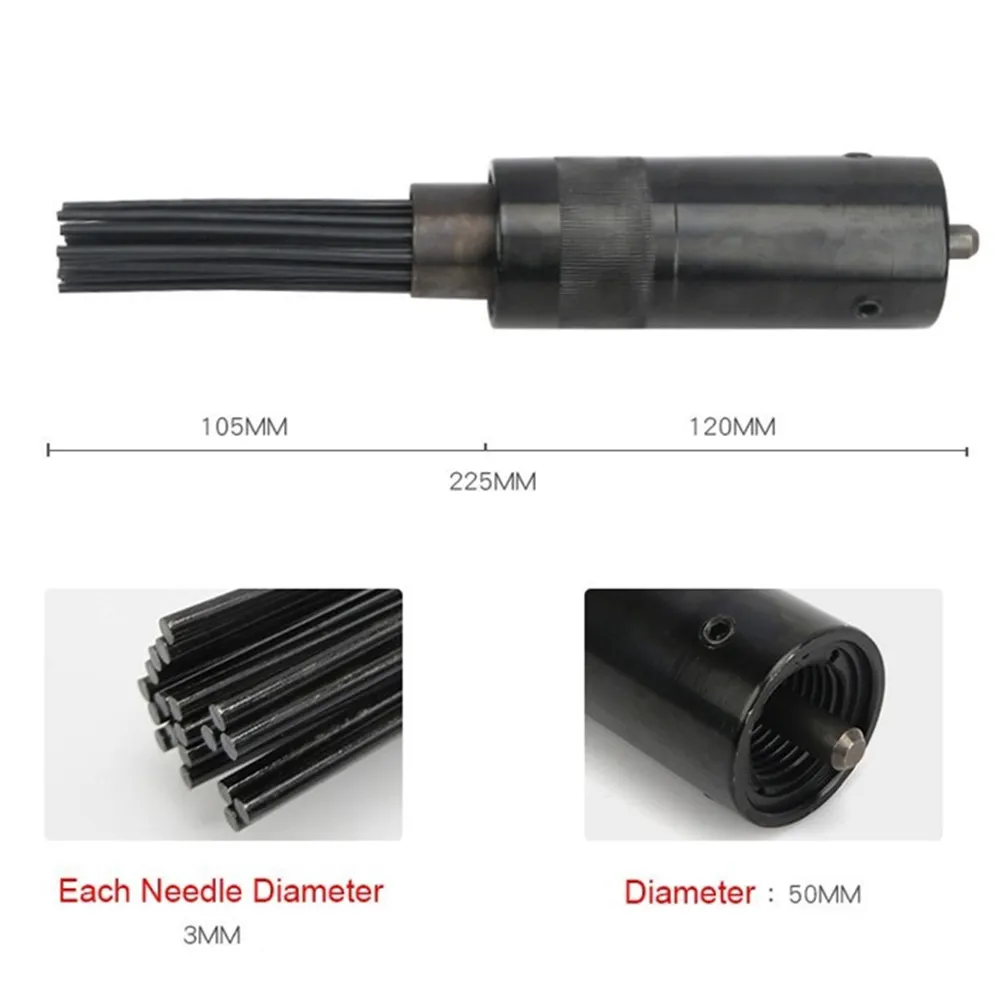 Rust Removal Head for Pneumatic Air Needle Scalers 19 Steel Needles ...