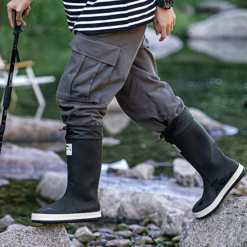 Waterproof Rubber Foot Rain Boots For Couples Ideal For High Rain Fishing Work And Garden Unisex Design From Shoes sellers 43.37 DHgate.Com