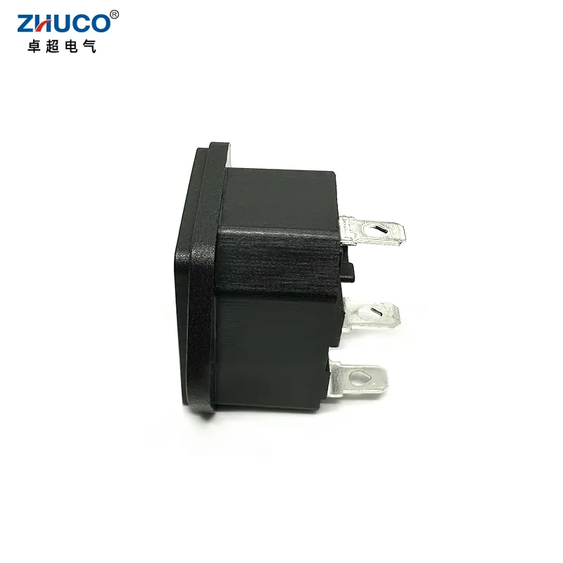 Power Socket Inlet Module LZ-14-F15 C14 Panel Mount With Fuse And LED ...