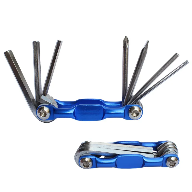 thumbnail image 2 of Cycling Repair Tools Bike Multitool Kit - Chain Tool With Torx & Hex Wrenches For Road & Mountain Bikes Hex Torx Screwdriver Kit 2 of 14