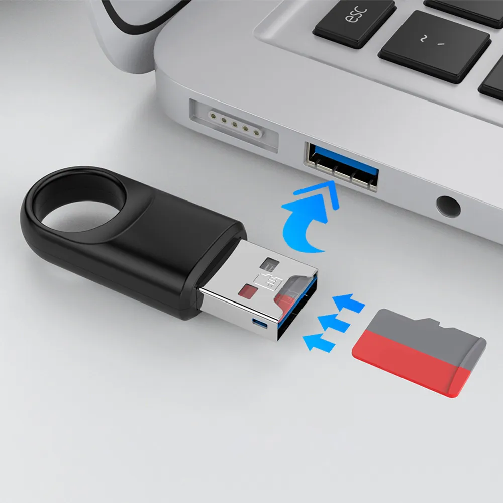 SD Card USB Adapter, Aluminum Mini Memory Card Reader... From Ddmyearth ...