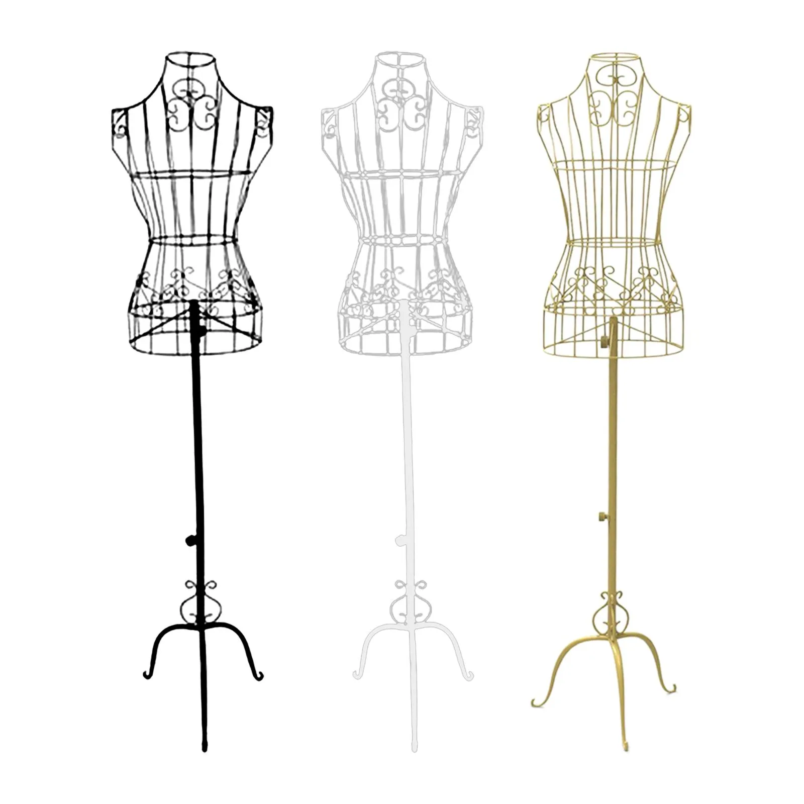 Save Big on Bulk Female Mannequin Form Iron Mannequin Torso Half Body Dress  Form For Tailor Display Clothes Metal With Stable Base | Best Deals on ..., image size:1600x1600