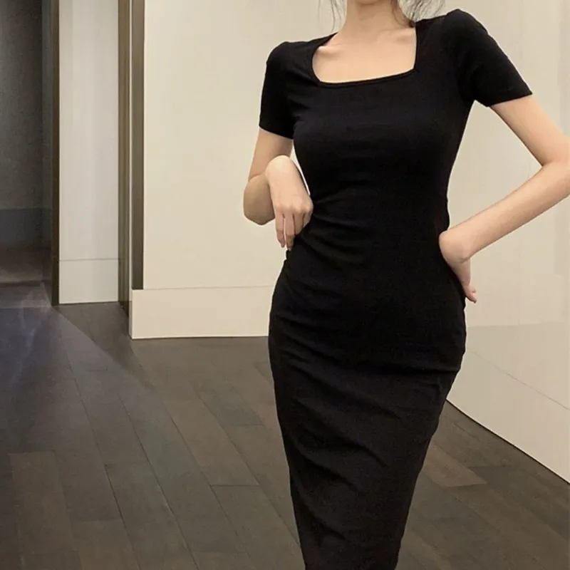 green emerald velvet dress Fitted T-Shirt Dress by Victoria Beckham – Boyds main image 0