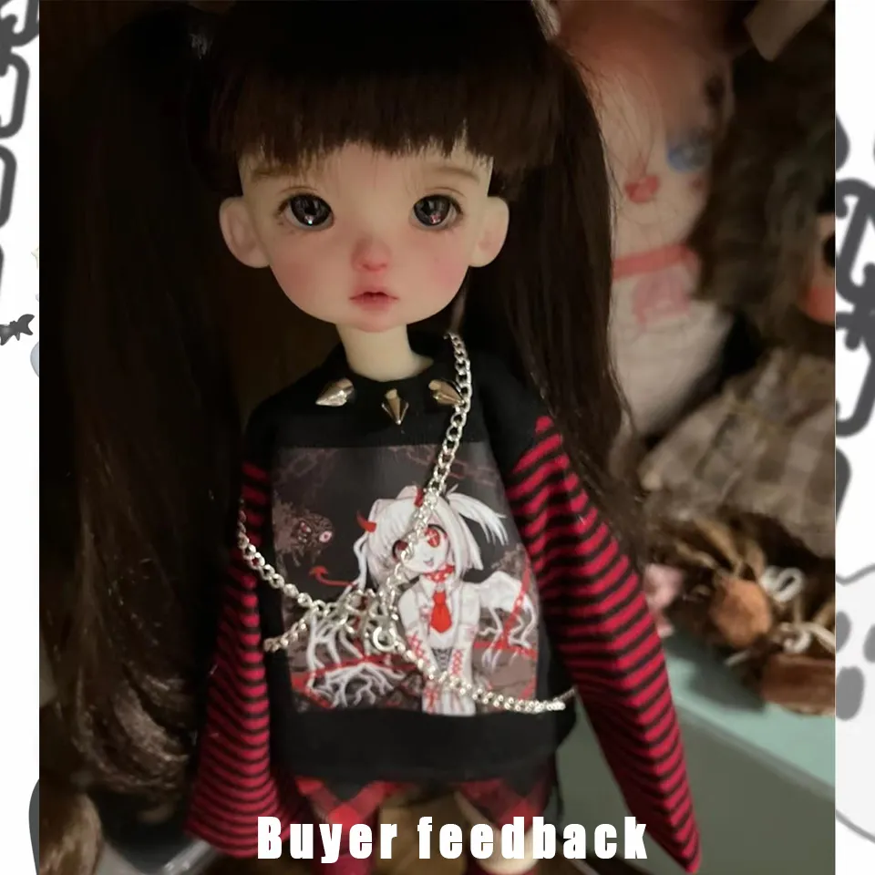 Doll Clothes Accessories: Handmade Punk Style Outfit For 1/4