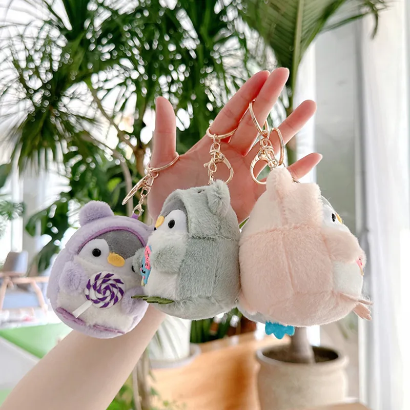 Small Penguin Plush Keychain Cute Doll Toy For Kids Ideal Birthday Gift For Women And Girls Schoolbag Decor And Crystal Pendant Keychain From Ddmyearth 8.74 DHgate.Com