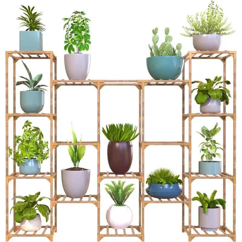Plant Stand Rack, 7 Tiered Wood Plant Stand, Indoor... From Ddmydec,  $279.82 | DHgate.Com