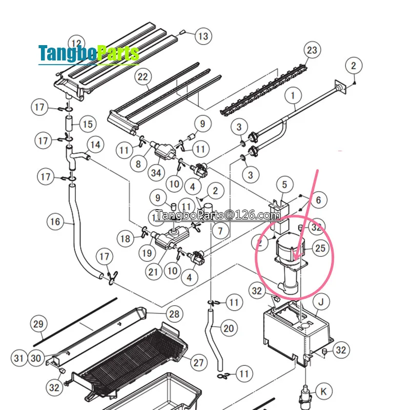 HOSHIZAKI Ice Maker Water Pump Motor Replacement P00818-01