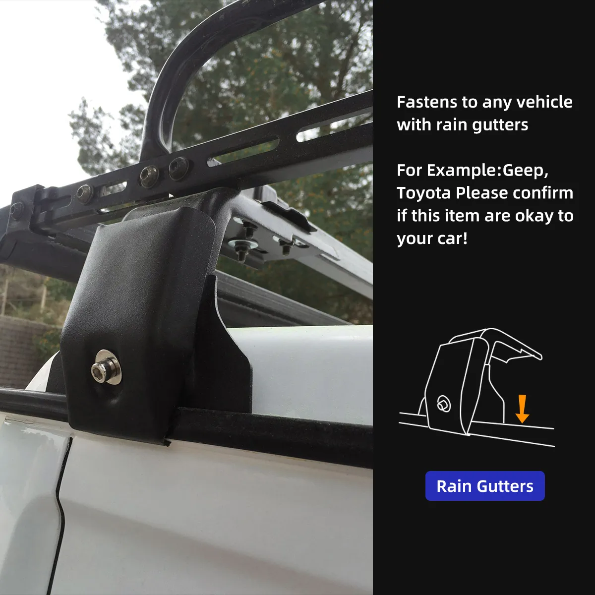 Car roof gutter sale