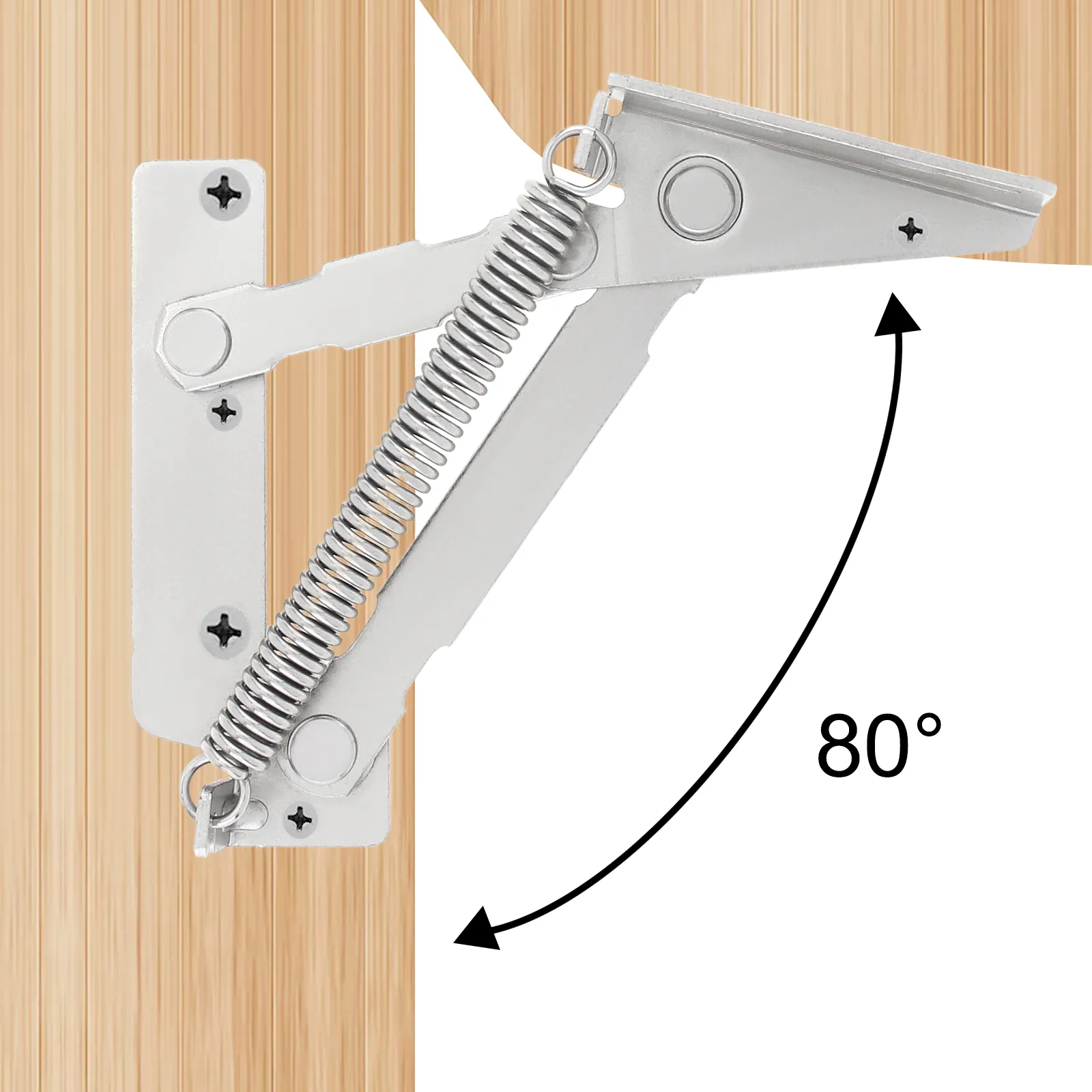 Foldable Cabinet Hinges 80 Degree Soft Wall Hinge Sofa Bed Spring Hinge Cabinet Hinges Cupboard Door Hinges Soft Hardware