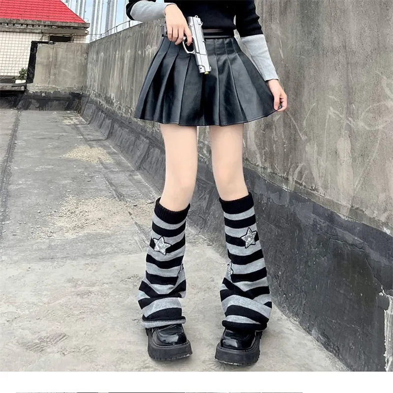 Emo Acrylic Womens Leg Warmers, Y2K Fairy Grunge... From  display picture 3
