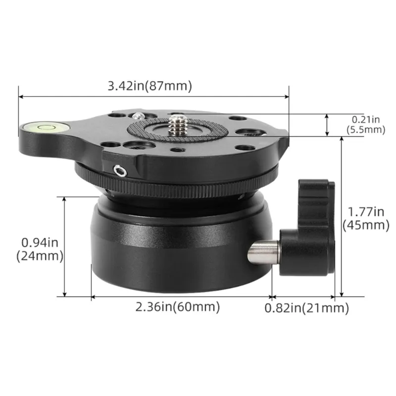 DSLR Camera Tripods Head Leveling Base Adjusting Plate, 15 Degree ...