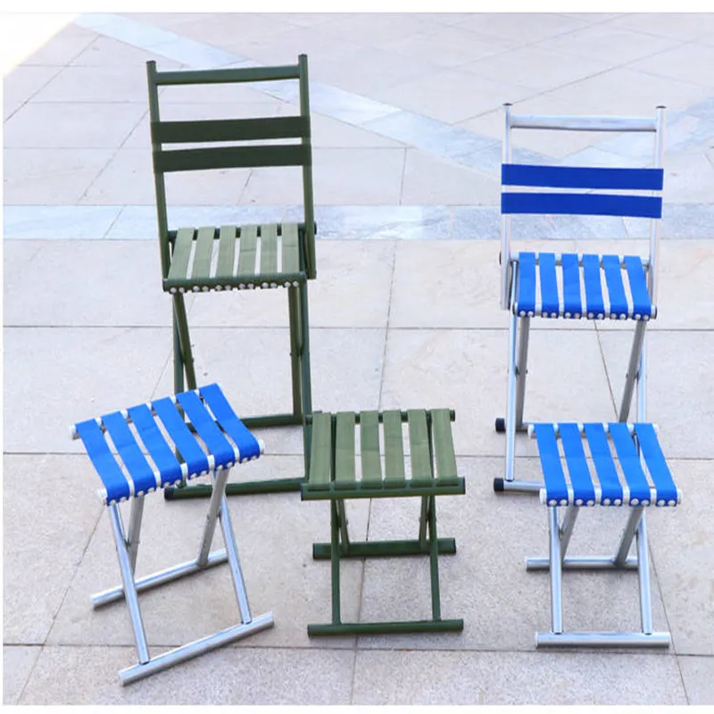 Mini Chaise Pliante Ultra-légère - Vert - Pour Camping, Pêche, Chasse