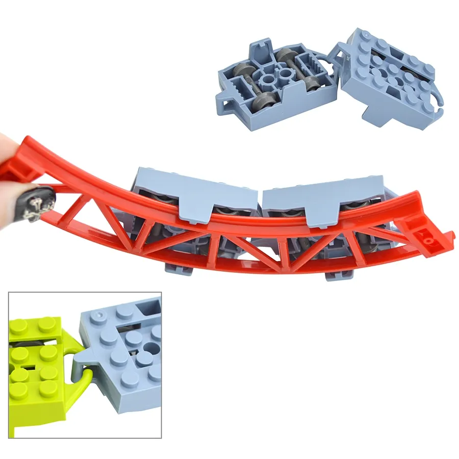 Lego Roller Coaster Track Technic Track Roller Coaster Rail Bow