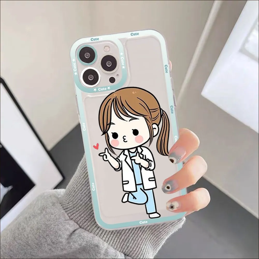 Coque De Téléphone Personnalisée Cœur – Pour IPhone (16 Pro Max à 7) – TPU Résistant