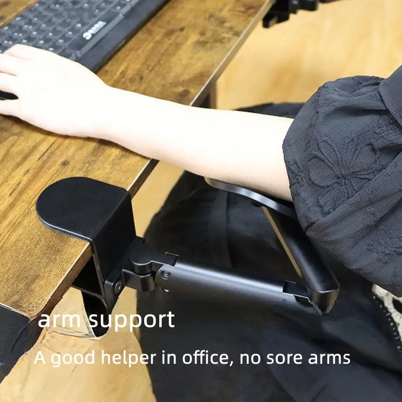 Ergonomic Metal Arm Rest Support Adjustable Computer Home Office Mouse ...