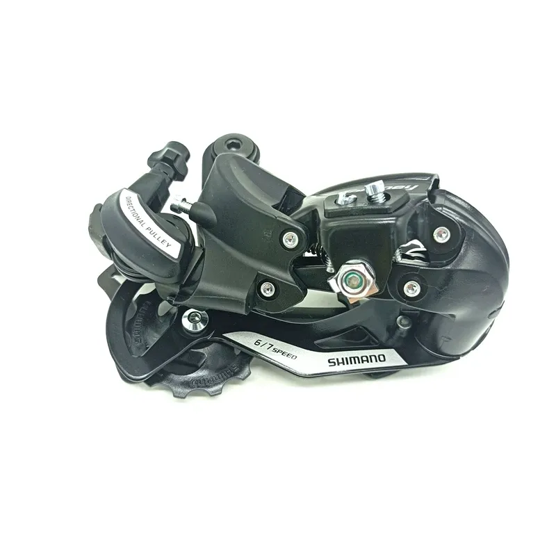 Shimano Tourney RD-TY500-SGS Rear Derailleur - 6/7 Speed, Long Cage, Black, Direct Mount For Bikes