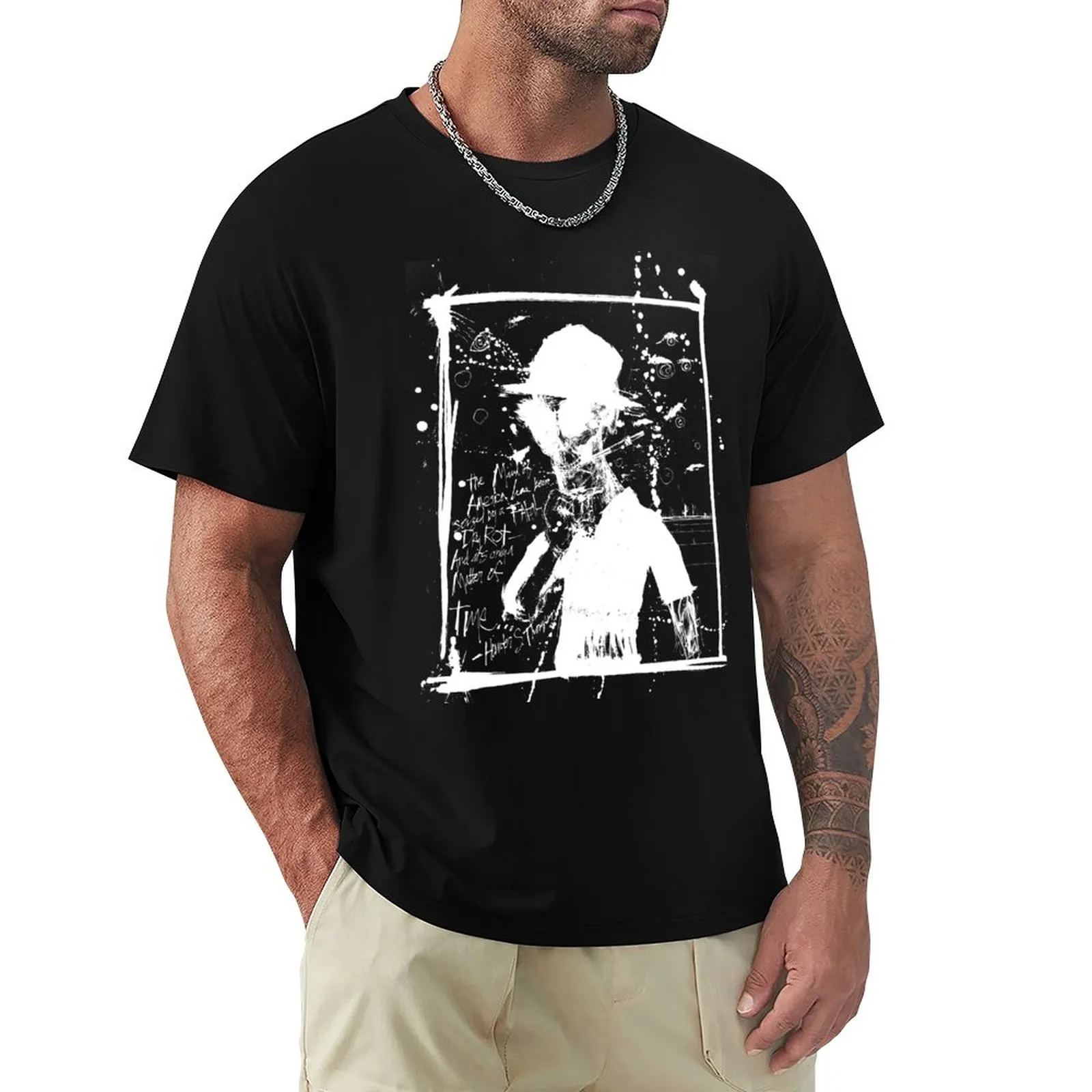 America Dry Rot T-Shirt: Hunter S. Thompson Style - Black