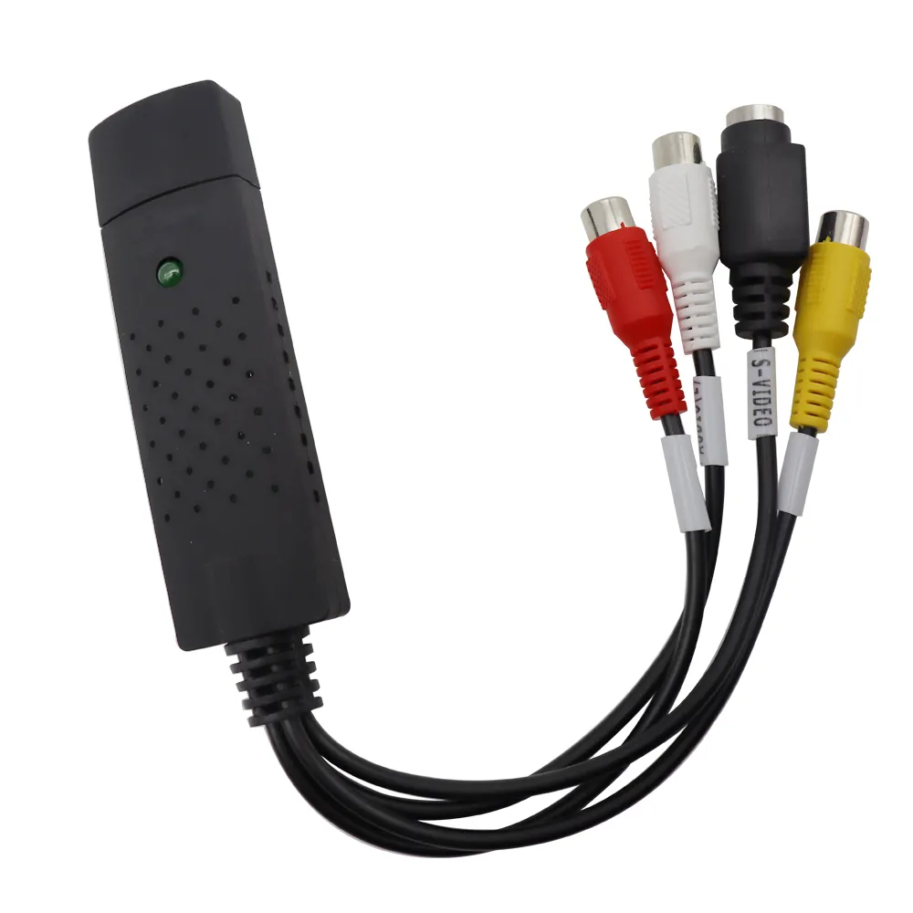 USB To RCA Video Adapter: Audio Video Capture Device For TV, DVD, VHS ...
