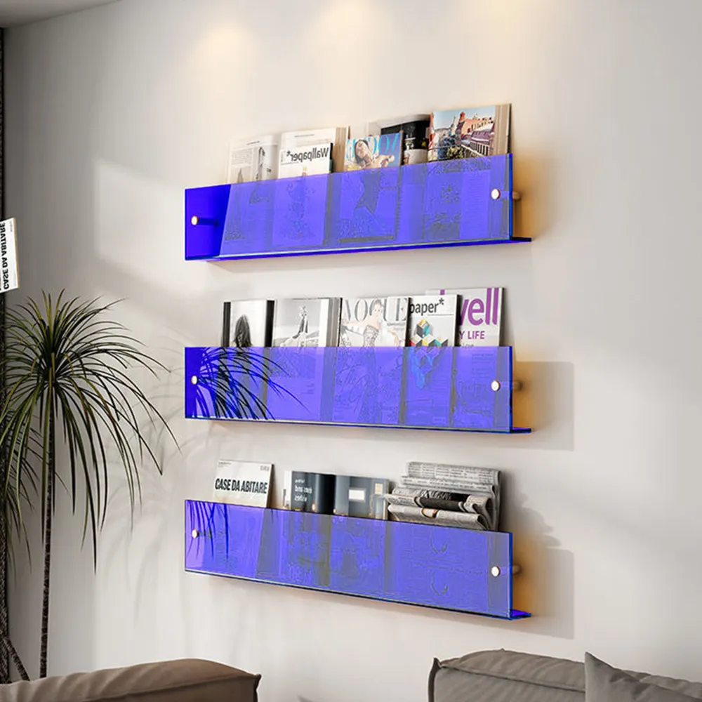 Transparent Acrylic Magazine Rack, Wall Mounted... From Ddmyhome, $41. ...