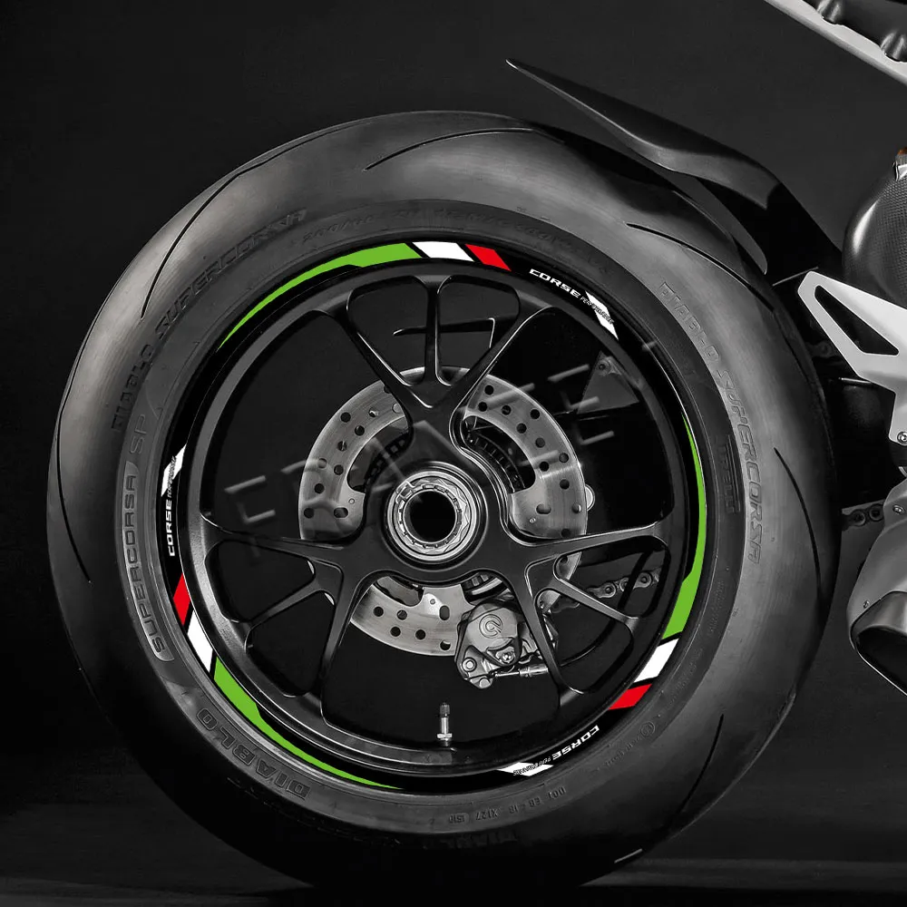 FLYIFE Autocollant De Roue De Moto 17 ″ Rim Stripe Decal