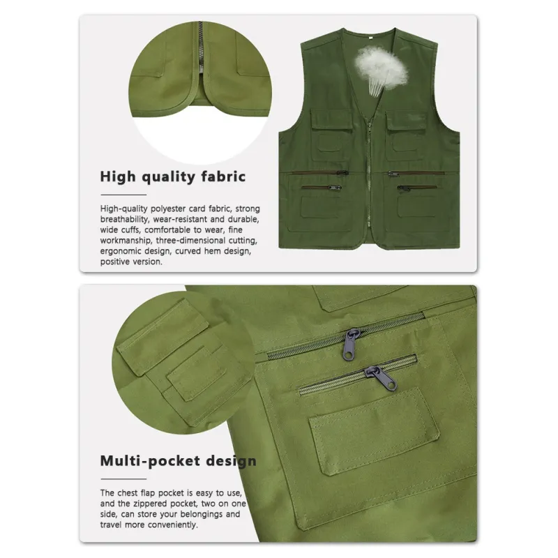 DHgate.com:Outdoor Breathable Fly Fishing Vest with Multi Pockets for ...