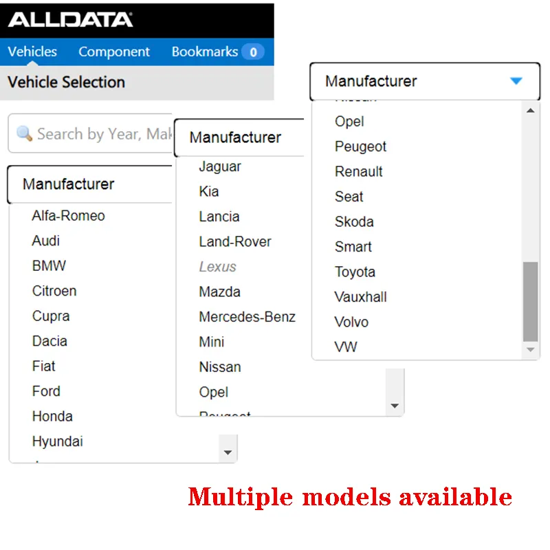 2024 Online Software for Auto Data Alldata EU US Hay-nes Truck Mit-chell Iden-tifix Workshop Repair Software Support PC Phone