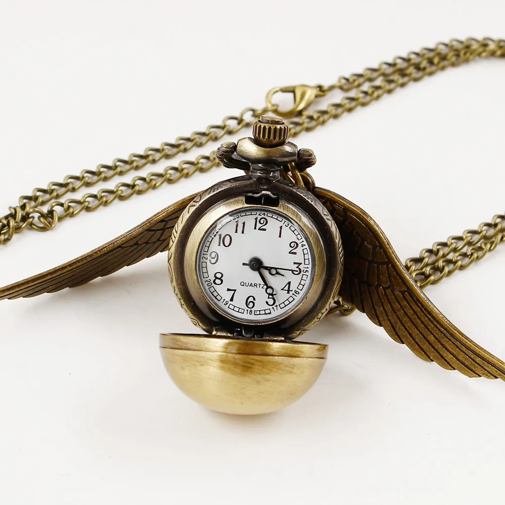 Personalized Vintage Copper Ball Wings Gold Pocket Watch Vintage Necklace With Chain Perfect Gift For Men Women And Children From Homepro4 6.48 DHgate.Com