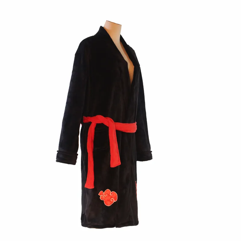 DHgate.com:Akatsuki Uchiha Robe: Red Cloud Bathrobe & Sleepwear, Itachi ...
