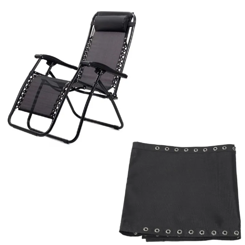 mesh recliner garden chair