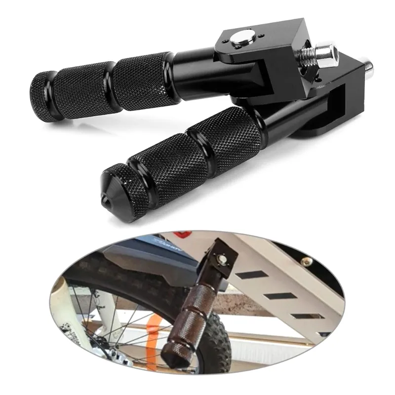 thumbnail image 2 of Scooter Front Foot Pedals Electric Bike Foot Rest Adjustable Professional Simple 2 of 13
