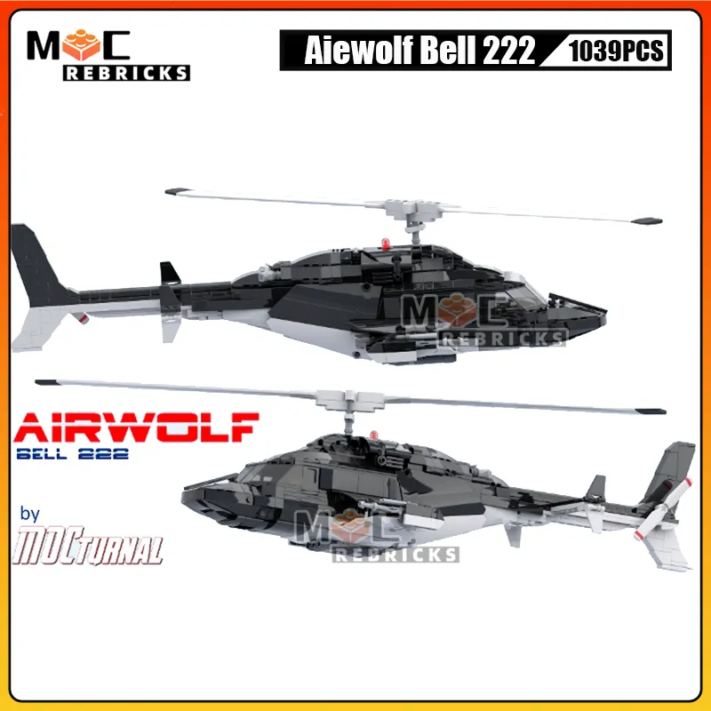 Lego Instructions Lego Airwolf Helicopter Movie TV Series Airwolf