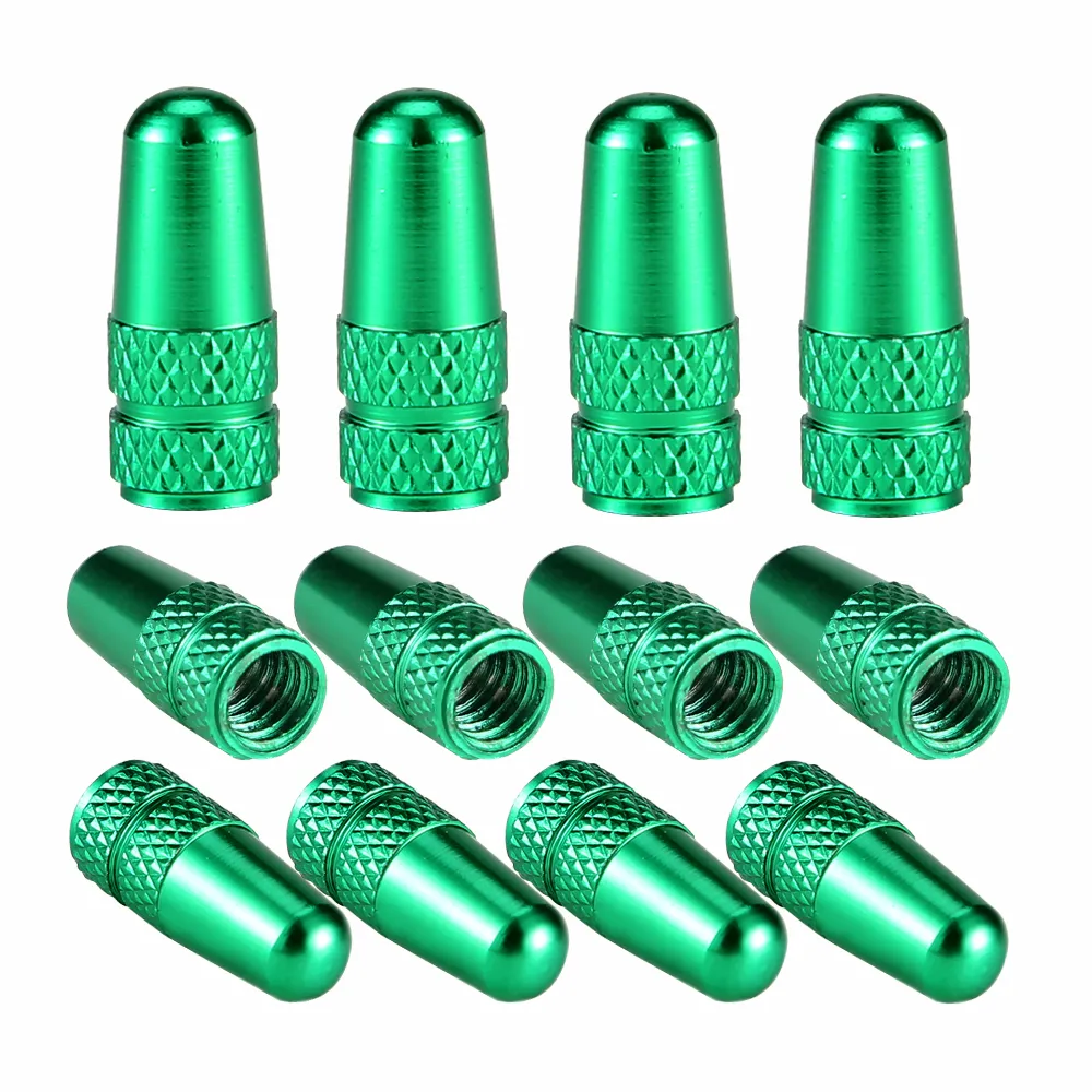 Bmx Bike Accessories Orange Anodized Aluminum Presta Valve Caps (5